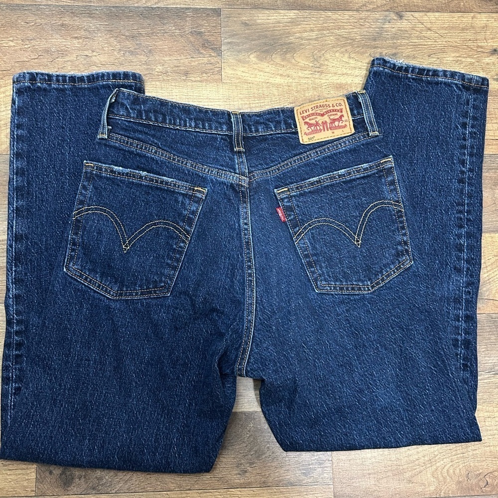 Levi's Women’s Dark Blue Straight Jeans